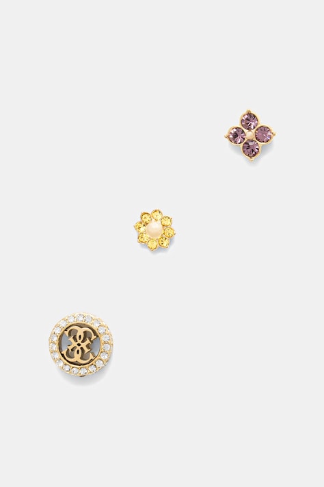 Guess kolczyki SECRET GARDEN 3-pack JUBE06 037JW