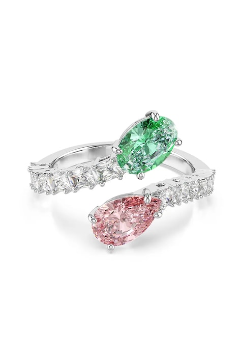 Swarovski pierścionek damski metalowy z kryształu Swarovski Ariana Grande x Swarovski 5737376