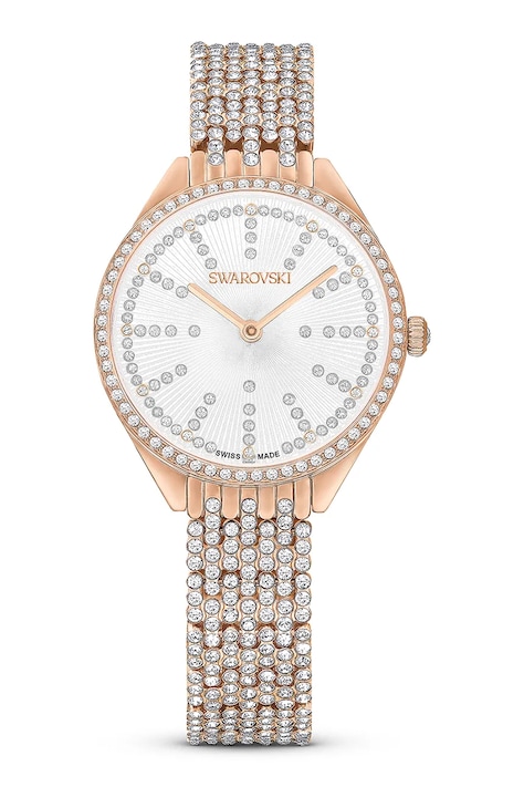 Swarovski zegarek SWAROVSKI ATTRACT damski kolor złoty 5742477