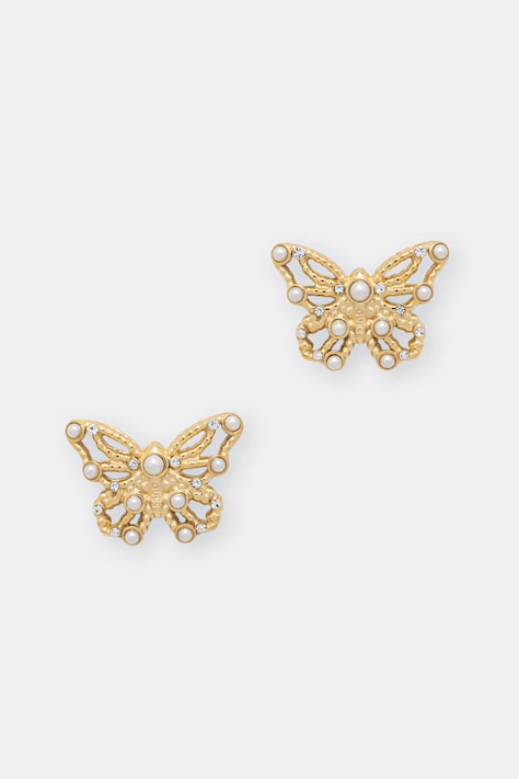 Guess kolczyki damskie ze stali nierdzewnej BORBOLETA JUBE06 123JW