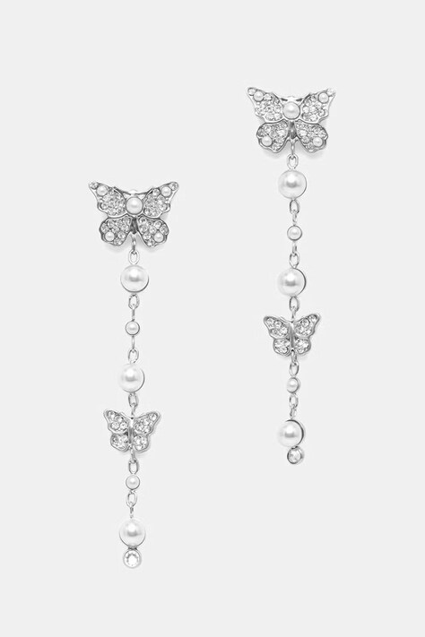 Guess kolczyki damskie ze stali nierdzewnej BORBOLETA JUBE06 128JW