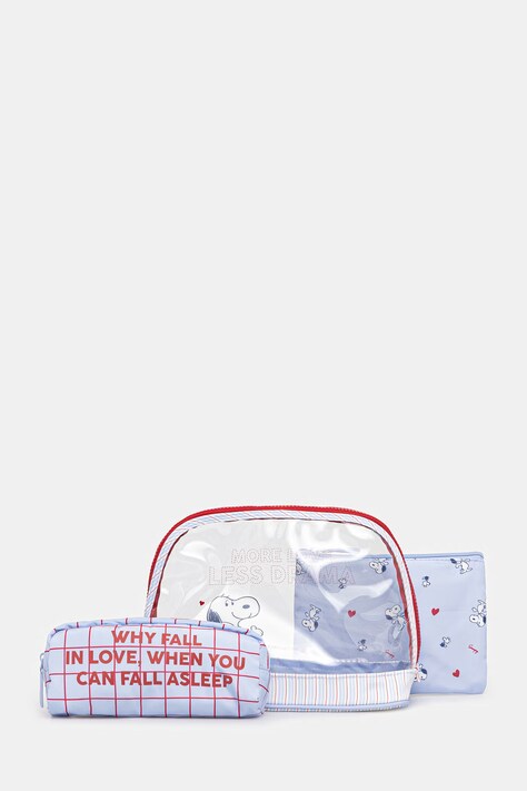 women'secret kosmetyczka 3-pack kolor niebieski 4843012