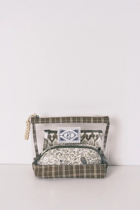 women'secret kosmetyczka 3-pack kolor zielony 4843018