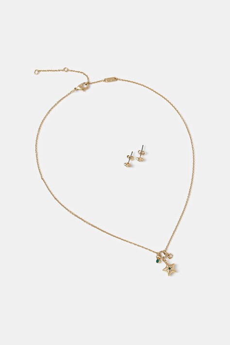 Coach naszyjnik i kolczyki 37560709GLD300