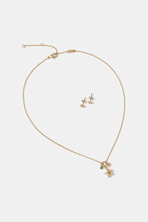 Coach naszyjnik i kolczyki 37560709GLD300