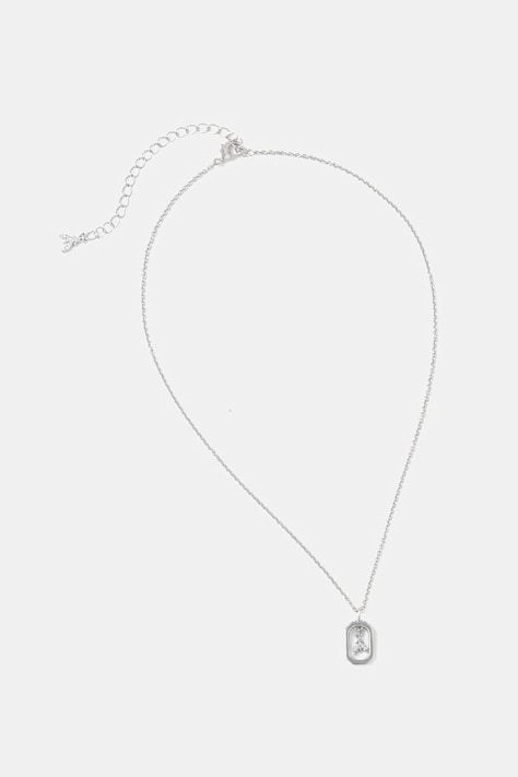 Patrizia Pepe naszyjnik z zawieszką damski metalowy z cyrkonią 2J2641 M085