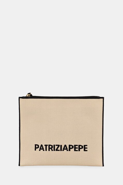 Patrizia Pepe kosmetyczka damska beżowa 2Q0014 K264
