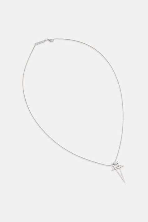 Rick Owens DRKSHDW naszyjnik Pentagram RJ0000066.MMT