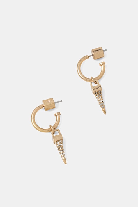 AllSaints kolczyki damskie metalowe 37568585BRS123