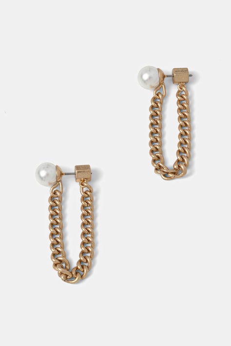 AllSaints kolczyki damskie metalowe 37569037BRS126