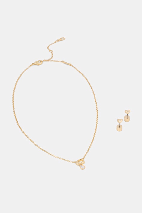 Coach naszyjnik i kolczyki 37571285GLD110