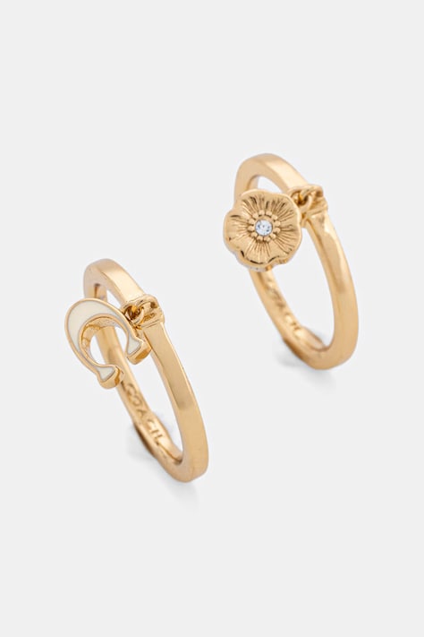 Coach pierścionek damski 2-pack 37572188GLD100