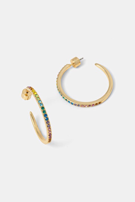 Kurt Geiger London kolczyki damskie metalowe z cyrkonią 5621369429