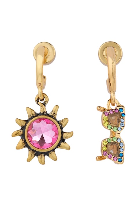 Kurt Geiger London dámske kovové náušnice so zirkónom 5624361429