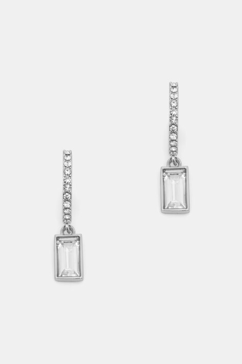 Lauren Ralph Lauren kolczyki damskie metalowe z cyrkonią ELYSE 14G01459