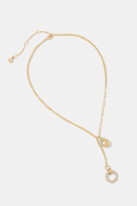 DKNY naszyjnik z zawieszką damski metalowy HAILEY 04N00362