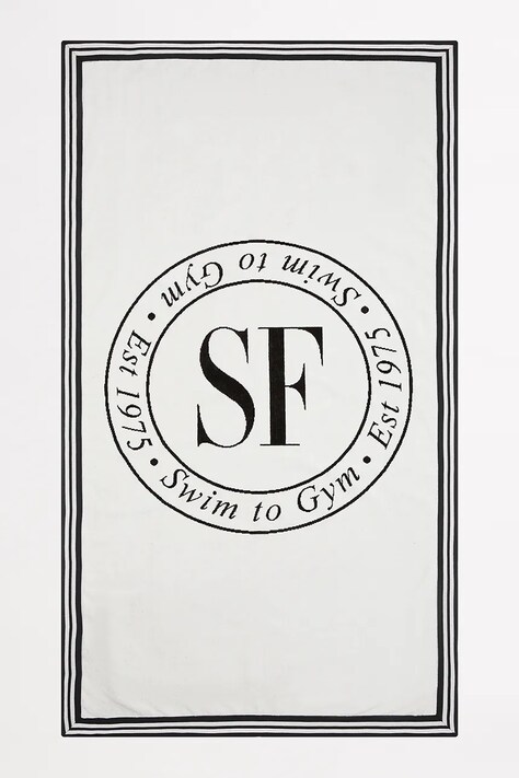 Seafolly plážový ručník bavlněný Heritage béžový 72142-TL