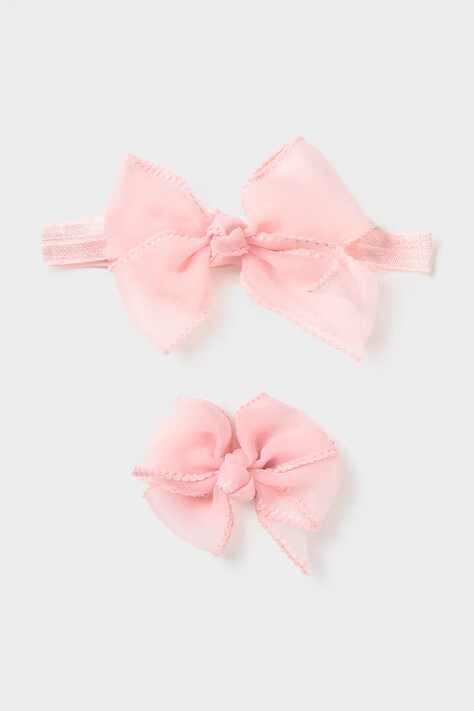 Mayoral Newborn opaska i spinka do włosów dziecięca 9079