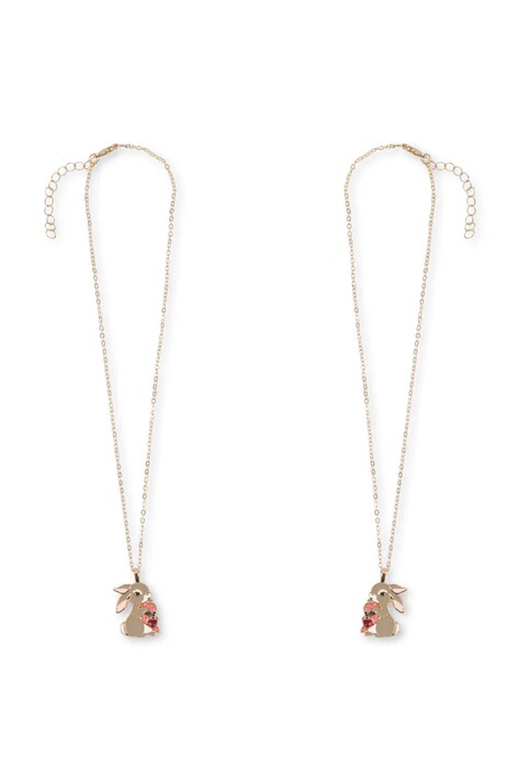 Дитячий ланцюжок Konges Sløjd BUNNY BESTIE NECKLACE 2-pack — фото 2