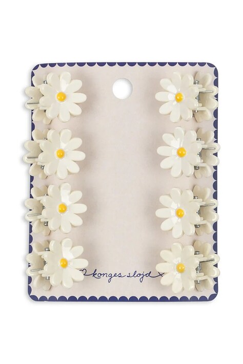 Konges Sløjd spinki do włosów dziecięce 8 PACK DAISY MINI HAIR CLAW 8-pack KS104621