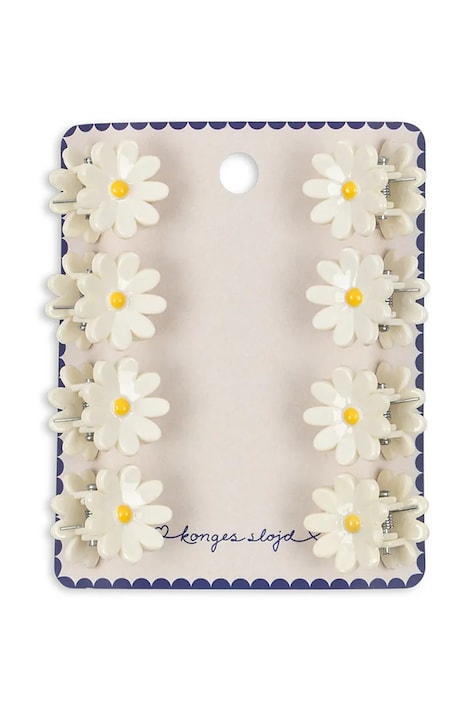 Konges Sløjd spinki do włosów dziecięce 8 PACK DAISY MINI HAIR CLAW 8-pack KS104621