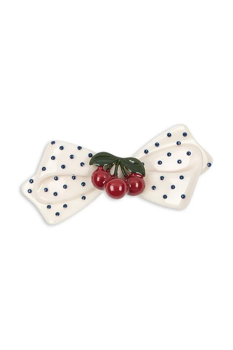 Konges Sløjd шпильки для волосся дитячі CHERRY DOT HAIR CLIP — SS26-AKG038, білий — фото 2