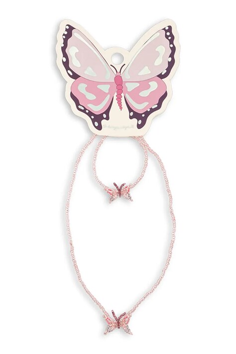 Konges Sløjd Παιδικά BUTTERFLY NECKLACE AND BRACELET SET KS105301