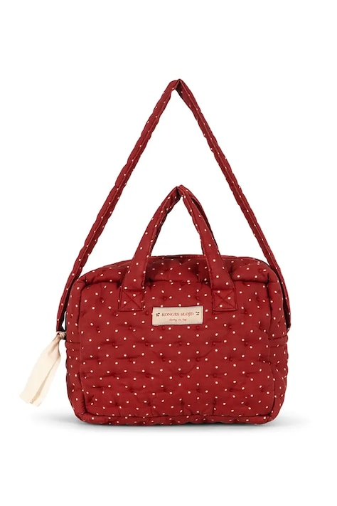 Konges Sløjd borsa per passeggino per bambole per bambini in cotone DOLL BAG rossa KS105329