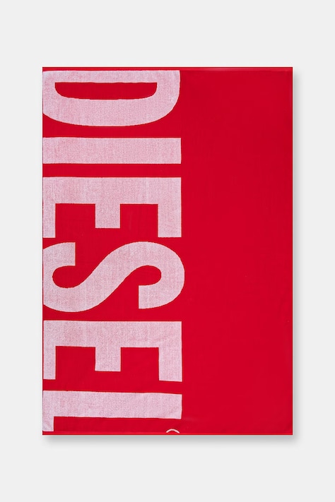 Дитячий бавовняний рушник Diesel HELMY TOWEL колір червоний J02748