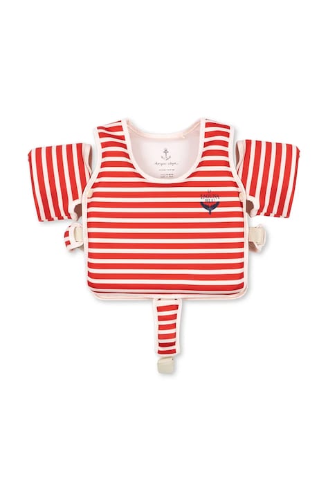 Детска жилетка за плуване Konges Sløjd HOLLIS SWIM WATER WINGS в червено KS104848