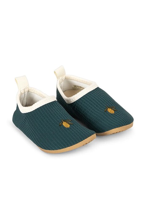 Konges Sløjd buty do wody dziecięce SAILOR SWIM SHOES kolor zielony KS105067