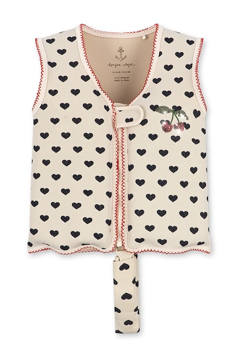 Konges Sløjd vestă de înot pentru copii MANON SWIM VEST culoarea bej, KS104983