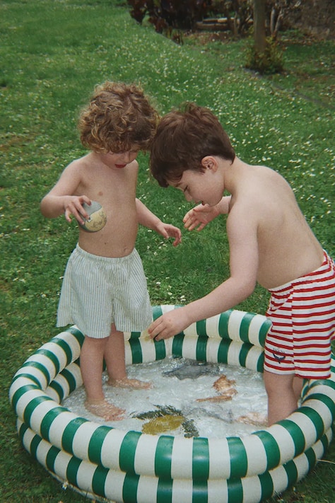 Детски басейн Konges Sløjd BASIC 2 RING POOL SMALL в зелено KS104670