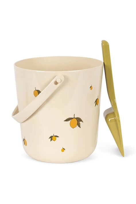 Konges Sløjd zestaw zabawek do piaskownicy BEACH BUCKET AND SHOVEL kolor beżowy KS104682