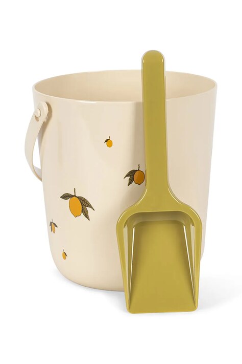 Konges Sløjd zestaw zabawek do piaskownicy BEACH BUCKET AND SHOVEL kolor beżowy KS104682