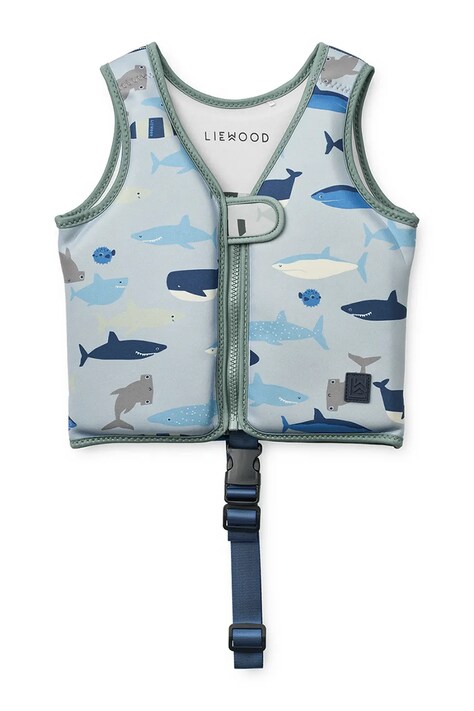 Liewood vestă de înot Dove Swim Vest albastră LW19588