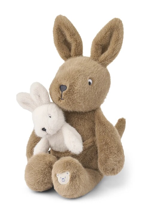 Liewood przytulanka dziecięca Kelly Kangaroo Mommy & Me Teddy brązowa LW20524