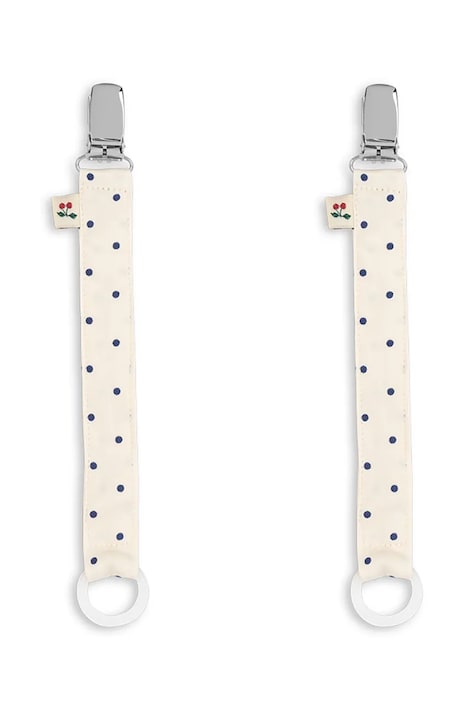 Konges Sløjd pasek do smoczka PACIFIER STRAP 2-pack KS104599