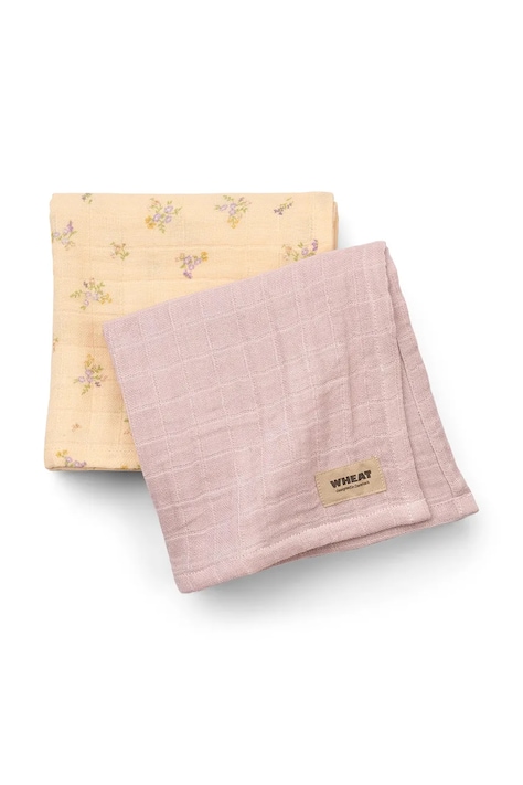 Wheat pieluszka niemowlęca bawełniana 2-pack 3890-376-GOTS