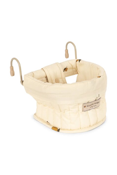 Konges Sløjd dziecięce bawełniane DOLL BIKE SEAT beżowe KS105330