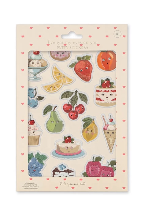 Konges Sløjd nalepke otroške PUFFY STICKERS pisane KS105528