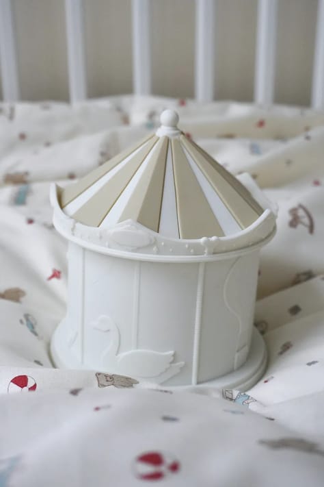 Cam Cam Copenhagen lampka nocna dziecięca Off-White biała 998