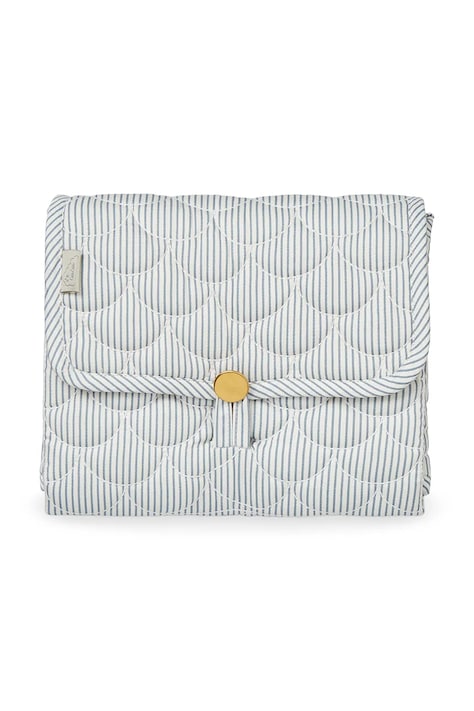 Cam Cam Copenhagen mata do przewijania niemowlęca Classic Stripes Blue, Praline niebieska 301