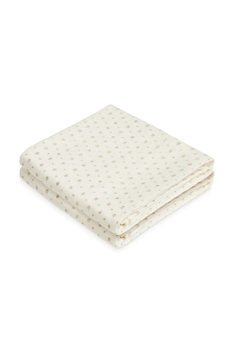 Cam Cam Copenhagen pieluszka dziecięca bawełniana 2-pack beżowa 507