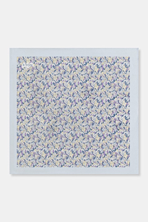 Копринено джобно каре Eton в синьо 100014664