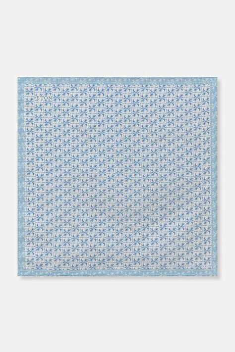 Eton poszetka jedwabna kolor niebieski 100014673