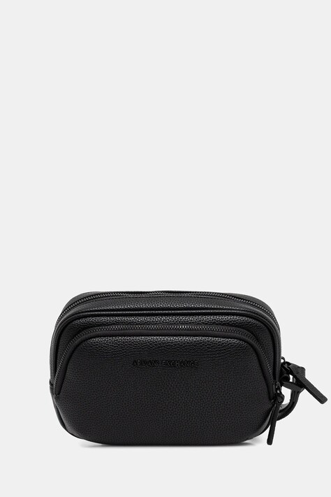 Armani Exchange kosmetyczka kolor czarny XM002034 AF19929