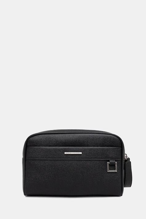 Armani Exchange kosmetyczka kolor czarny XM002040 AF19931
