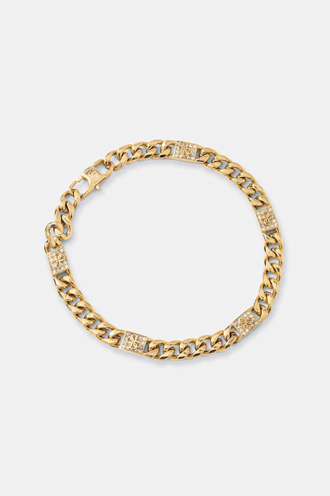 Guess bransoletka męska ze stali nierdzewnej 4G FRONTIERS JUMB06 027JW