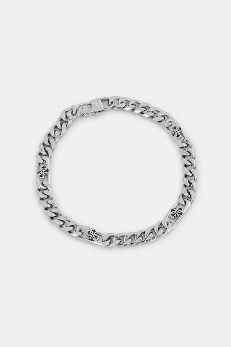 Guess bransoletka męska ze stali nierdzewnej 4G FRONTIERS JUMB06 034JW